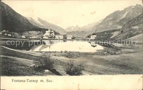 Tarasp mit See Kat. Tarasp