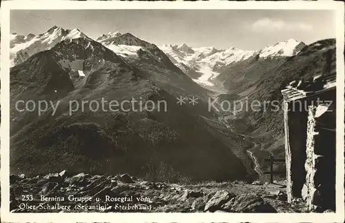 Pontresina Schafberg Segantinis Serbehaus Kat. Pontresina