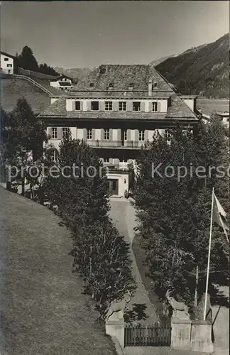 Samedan Chesa Ruppanner Erholungsheim Stadt Zuerich Kat. Samedan