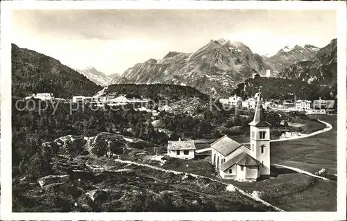 Maloja Chiavenna Kirche Kat. Maloja