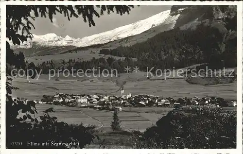 Flims Dorf mit Segnesgebiet Kat. Flims Dorf