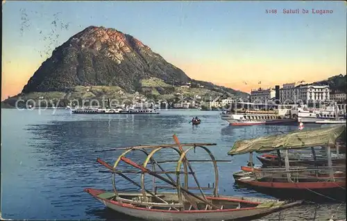 Lugano TI See Boote Schiffe Kat. Lugano