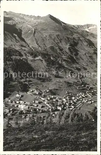 Davos GR mit Parsennbahn Weissfluhjoch Kat. Davos