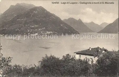 Castagnola-Cassarate e monti de S. Mamette / Castagnola /Bz. Lugano City