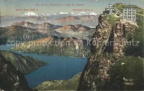 Monte Generoso Lago di Lugano Monte Rosa Mischabel Kat. Monte Generoso