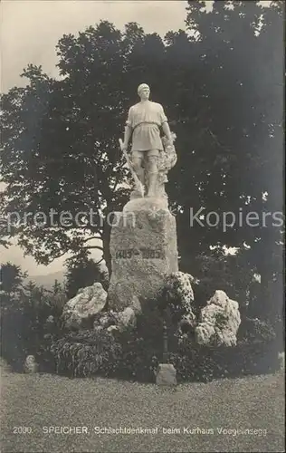 Speicher AR Schlachtendenkmal beim Kurhaus Voegelinsegg / Speicher /Bz. Mittelland