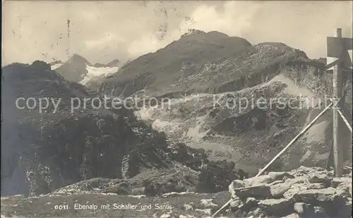 Ebenalp mit Schaefler und Saentis Kat. Ebenalp