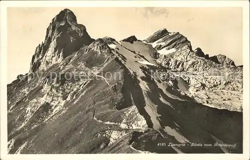 Lisengrat Saentis vom Rotsteinpass Kat. Altmann