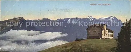 Gaebris Berghaus mit Alpstein Kat. Gaebris