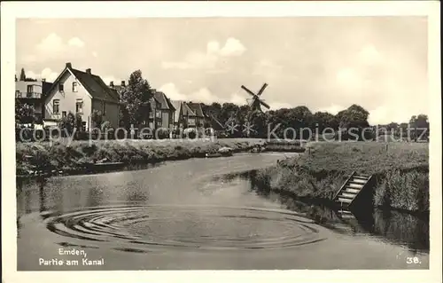 Emden Ostfriesland Partie am Kanal / Emden /Emden Stadtkreis