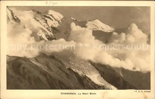 Chamonix Le Mont Blanc Kat. Chamonix Mont Blanc