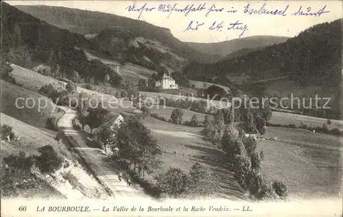 La Bourboule La Vallee de la Bourboule et la Roche Vendeix Kat. La Bourboule