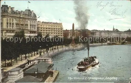 London Victoria Embankment Kat. City of London