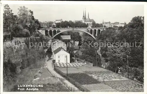 Luxembourg Luxemburg Pont Adolphe / Luxembourg /