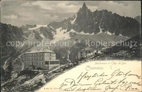 Chamonix Montanvert et Aig du Dru Kat. Chamonix Mont Blanc