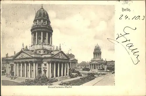 Berlin Gendarmenmarkt  Kat. Berlin