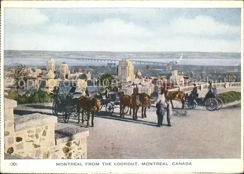 Montreal Quebec from the lookout Kat. Montreal