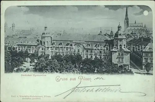 Pilsen Plzen Boehmen Deutsches Gymnasium / Plzen /Plzen-mesto