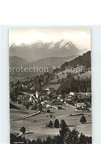 Oberstaufen Totalansicht Kat. Oberstaufen