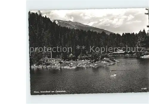 Flims Waldhaus Strandbad am Caumasee Kat. Flims Waldhaus