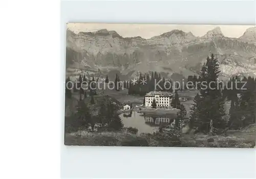 Oberterzen Kurhaus Seebenalp am Walensee Kat. Oberterzen