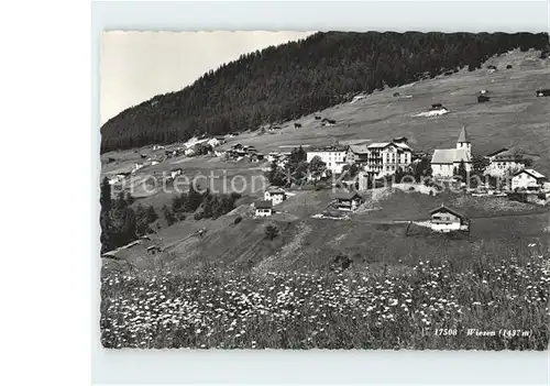 Wiesen Albula Ortsblick Kat. Wiesen