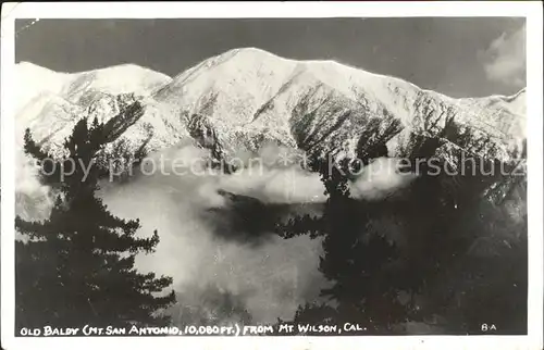 Mount Wilson Mount San Antonio  Kat. Mount Wilson