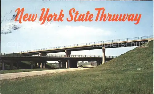 New York City State Thruway Bridge / New York /