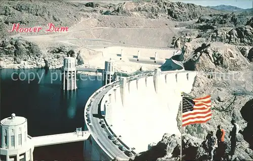 Hoover Dam Staudamm Staumauer Kat. Hoover