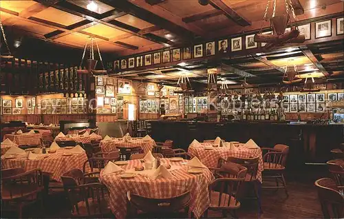 New York City Callghers Steak House West 52nd Street inside / New York /