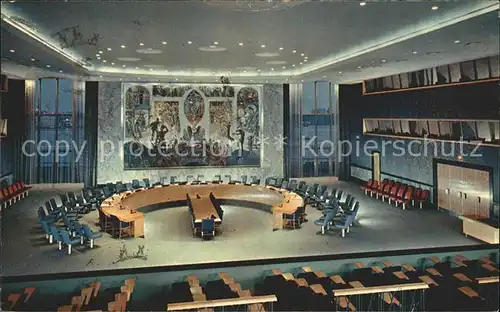 New York City Security Council Chamber United Nations / New York /