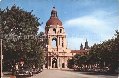 Pasadena California City Hall Autos Kat. Pasadena