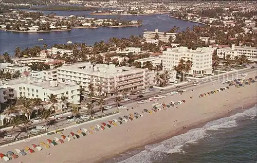 Fort Lauderdale Fliegeraufnahme Beach Hotels Kat. Fort Lauderdale
