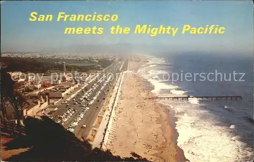 San Francisco California Fliegeraufnahme Strand Pacific Kat. San Francisco