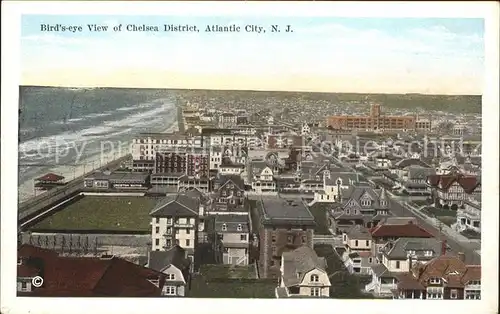 Atlantic City New Jersey Fliegeraufnahme Chelsea District Kat. Atlantic City