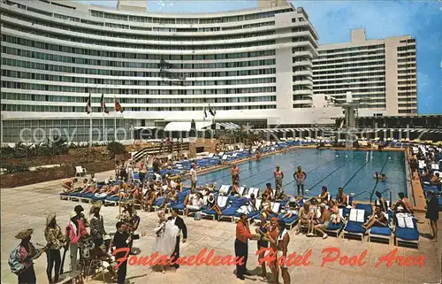 Miami Beach Fontainbleau Hotel Pool Kat. Miami Beach