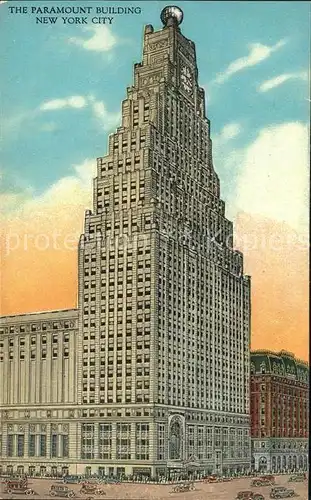 New York City Paramount Building / New York /