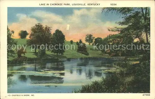 Louisville Kentucky Lake in Cherokee Park Kat. Louisville