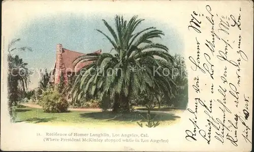 Los Angeles California Residence of Homer Langhlin Kat. Los Angeles