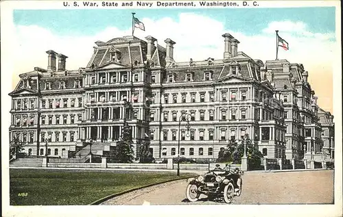 Washington DC U.S. War State and Navy Department Kat. Washington