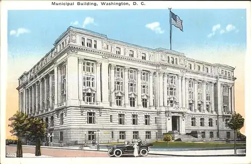 Washington DC Municipal Building Auto Kat. Washington