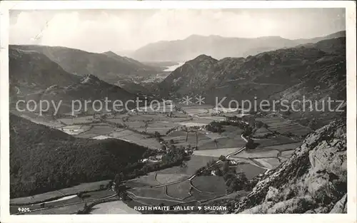 Keswick Rosthwaite Valley Skiddaw Kat. Allerdale