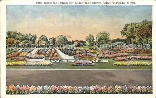 Minneapolis Minnesota Rose Gardens of Lake Harriett Kat. Minneapolis