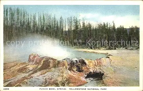 Yellowstone National Park Punch bowl spring Yellowstone national park Kat. Yellowstone National Park