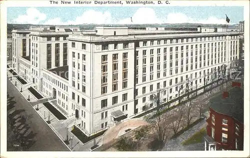 Washington DC New Interior Department Kat. Washington
