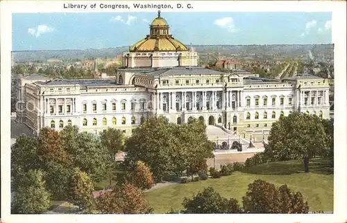Washington DC Library Congress Kat. Washington