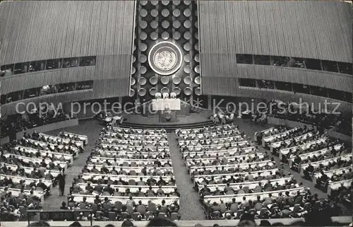 New York City General Assembly Hall United Nations Headquarters / New York /