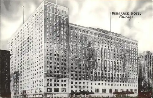 Chicago Illinois Bismarck hotel Kat. Chicago