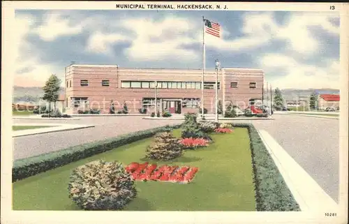 Hackensack New Jersey Municipal terminal Kat. Hackensack