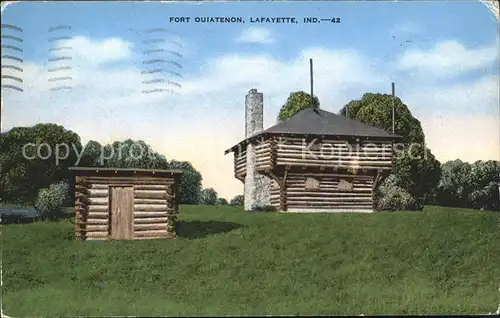 Lafayette Indiana Fort ouiatenon Kat. Lafayette